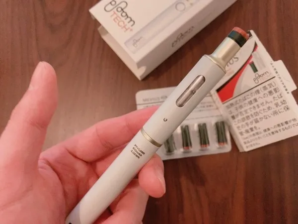 プルームテックプラスの電源ボタン