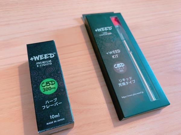 CBDリキッドのプラスウィード と専用本体