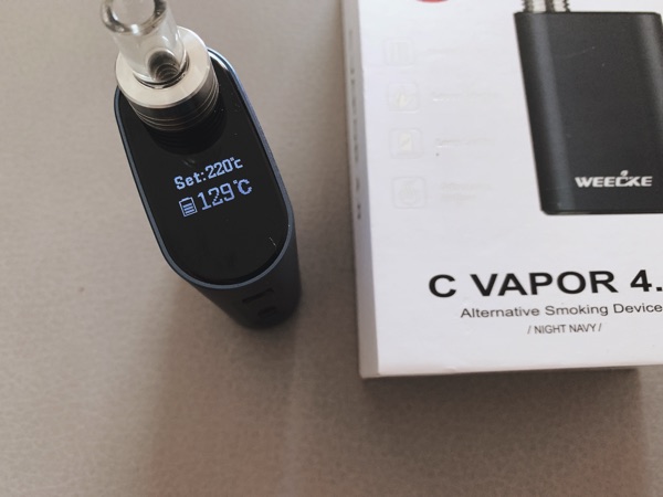 c-vapor4で加熱開始